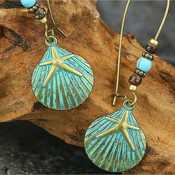 ⭐️3/$25⭐️🆕️ Sea Shell Drop Earrings - Picture 3 of 3